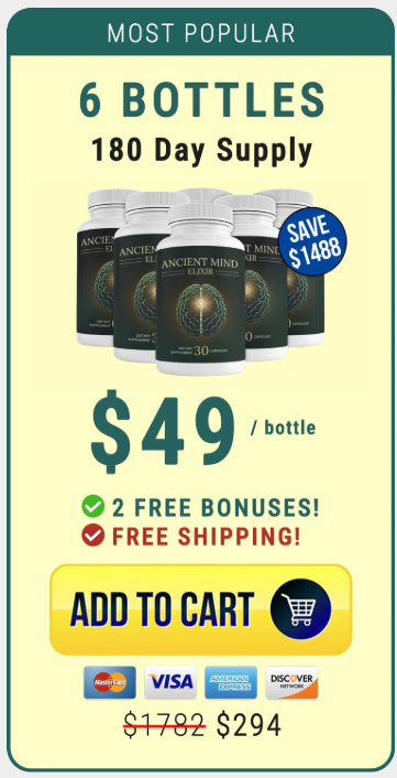 Buy AncientMind Elixir 6 Bottle